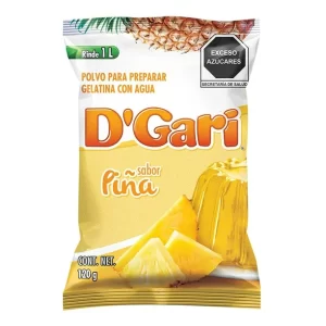 Gelatina D´Gari de Agua de Piña 120g.