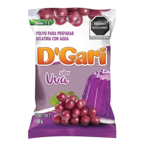 Gelatina D´Gari de Agua de Uva 120g.