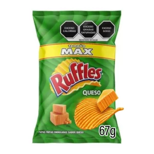 Papas Sabritas Ruffles Queso 67g
